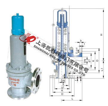 A41H、A41Y弹簧微启封闭式安全阀
